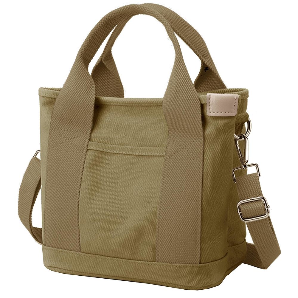 Small Tote Bag With Zier Tote Bag Canvas Crossbody Bag Shoulder ^-^